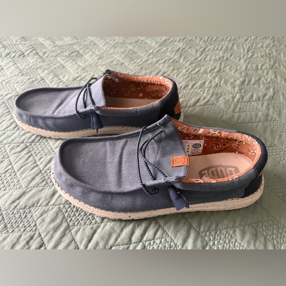 Hey Dude Navy Blue Loafers